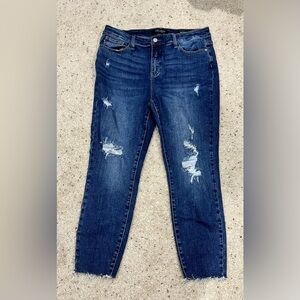 Judy‎ Blue distressed relaxed fit jeans women’s 15/32
